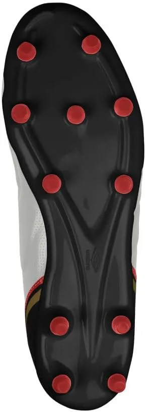 Мужские футбольные бутсы Umbro Tocco 5 League, светло-серый/красный/черный — фото 3