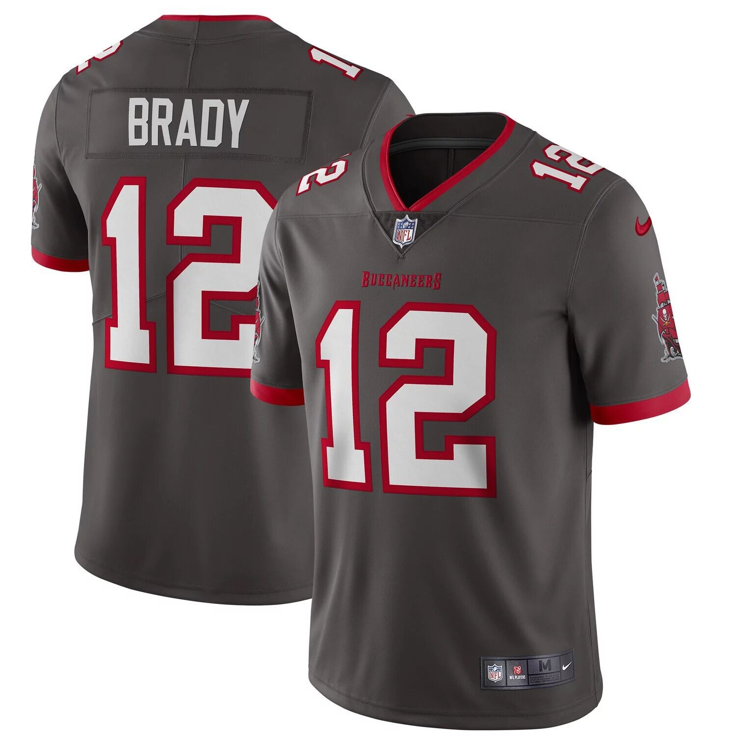 

Мужская майка Tom Brady Pewter Tampa Bay Buccaneers Alternate Vapor Limited Nike