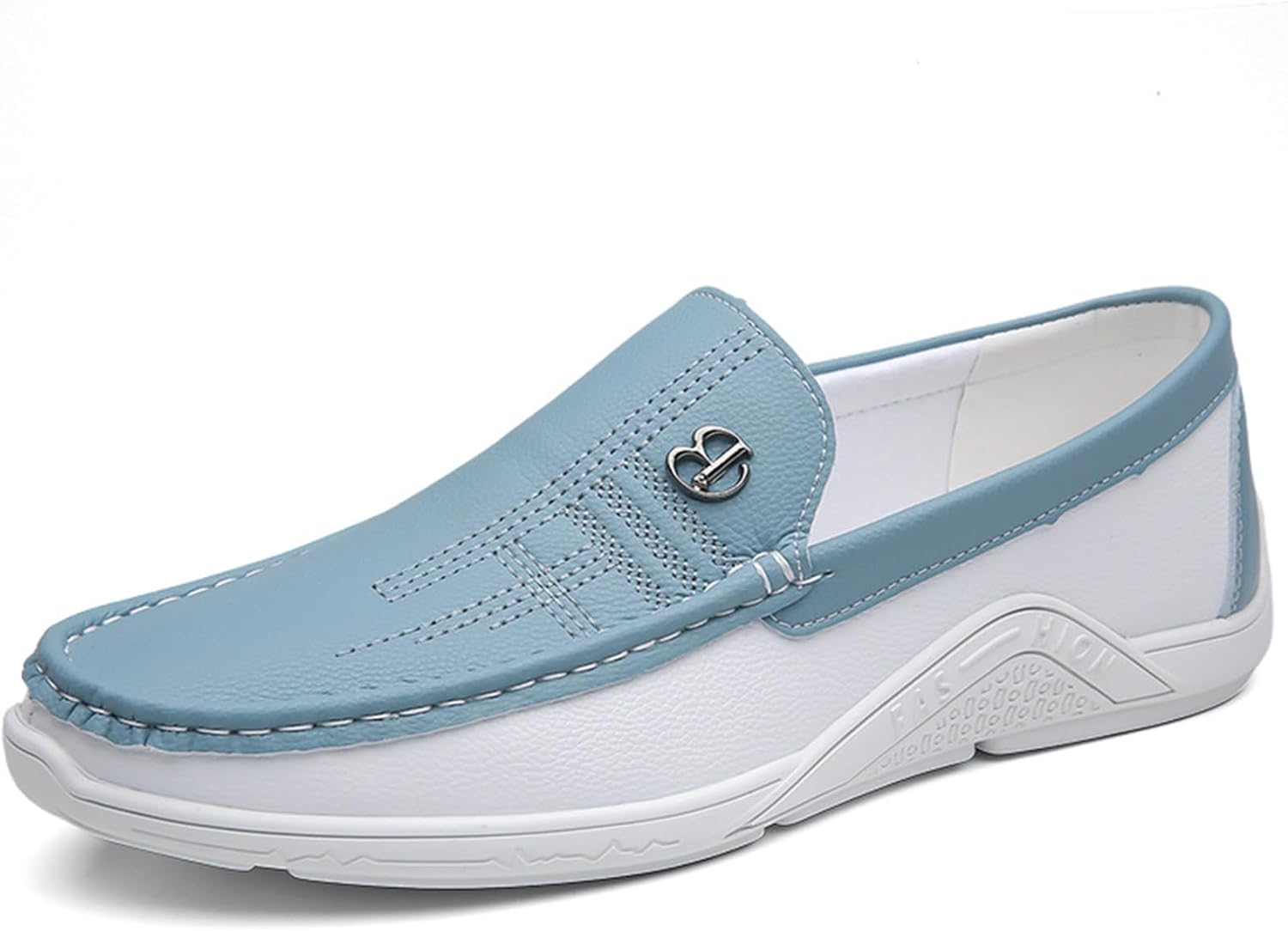 

Модные мужские лоферы с цветными вставками Gezolligheid, синий