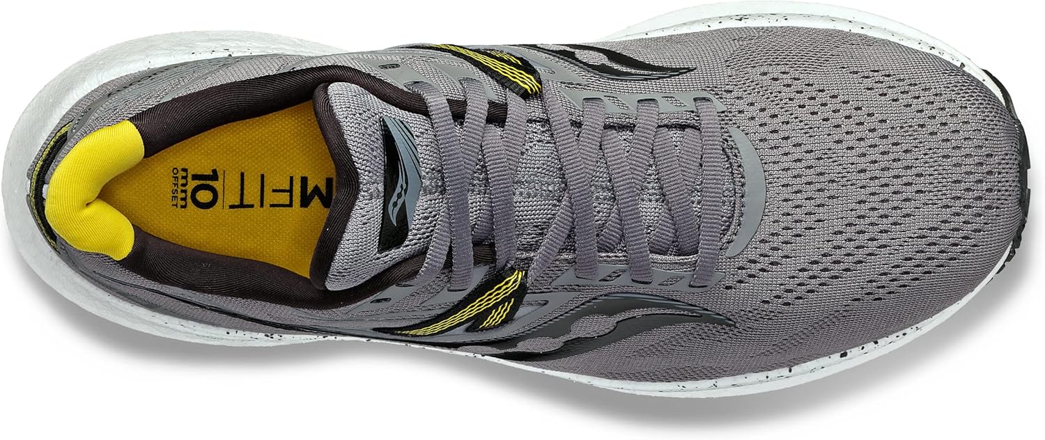 Мужские кроссовки Saucony Triumph 20, Gravel/Sulphur — фото 3
