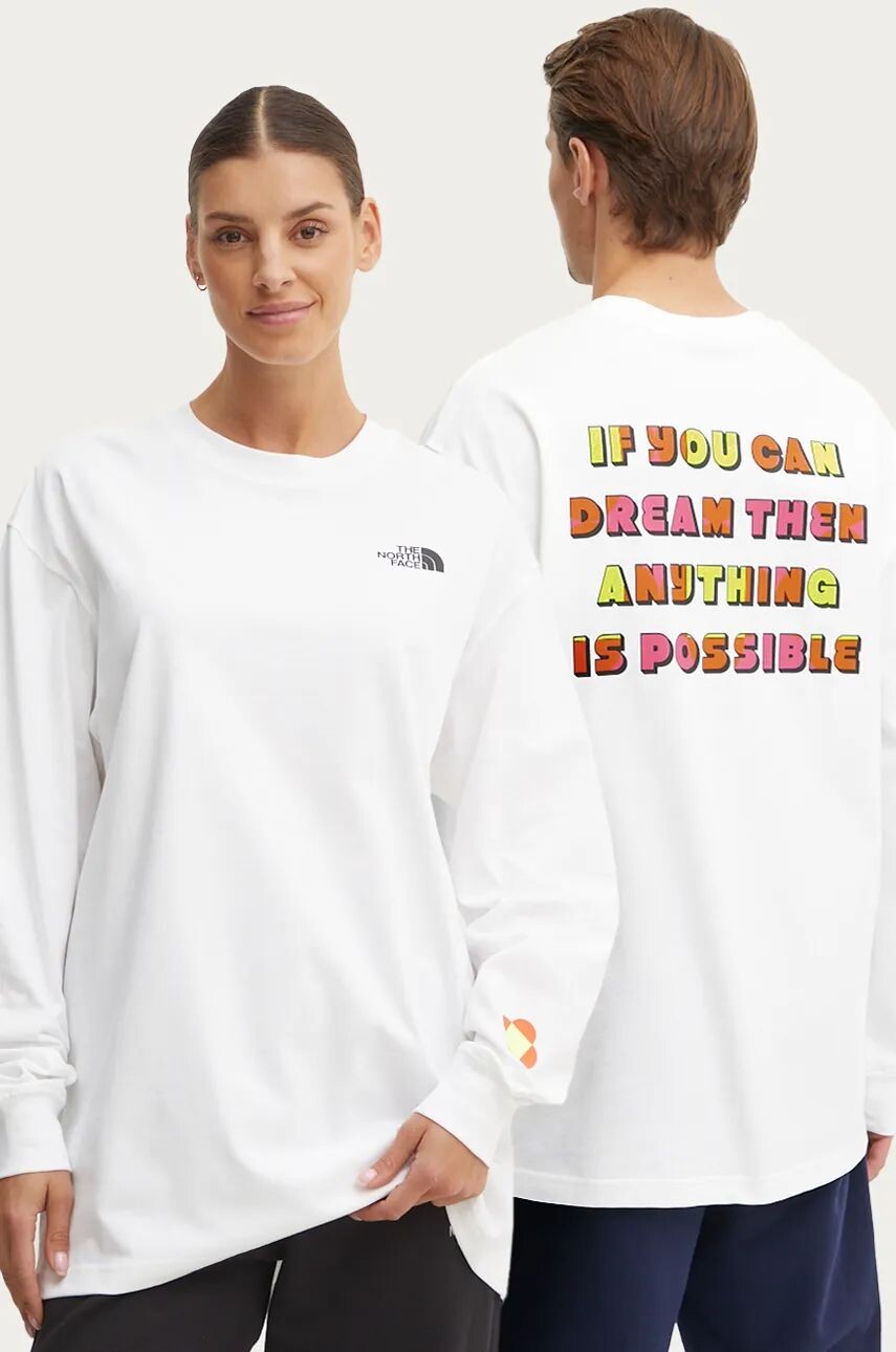 

Хлопковый топ с длинными рукавами The North Face TNF x Yinka Ilori, белый