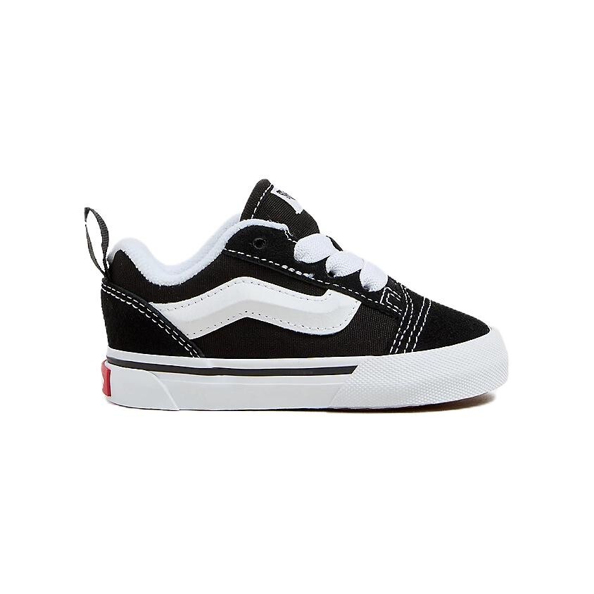 Кроссовки Vans Knu Skool Toddler Shoes TD Low-top Black/white, белый — фото 2