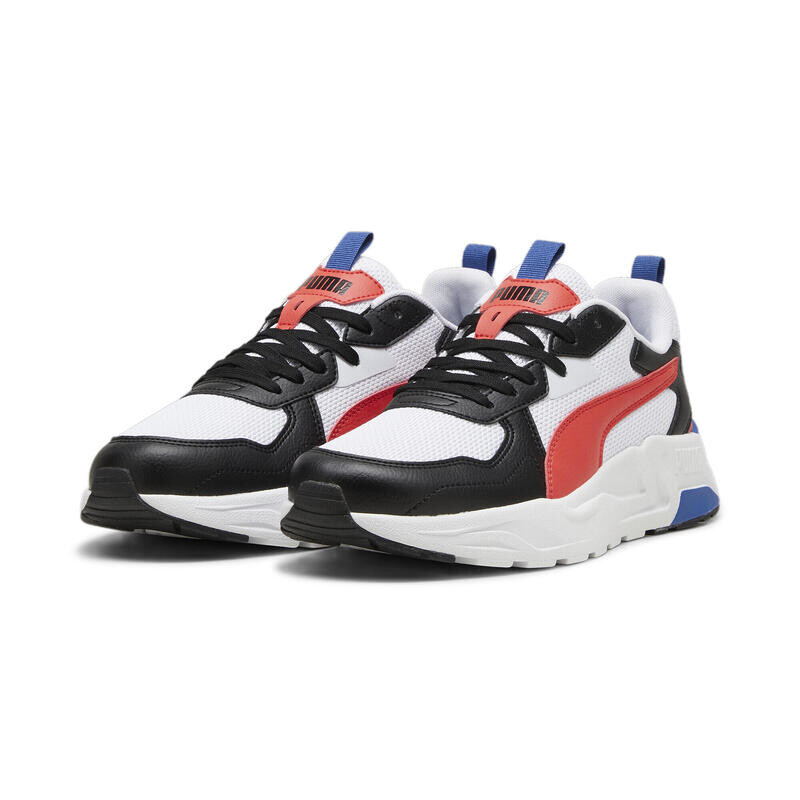 

Кроссовки Trinity Lite Мужские PUMA White Active Red Black, Серый, Кроссовки Trinity Lite Мужские PUMA White Active Red Black