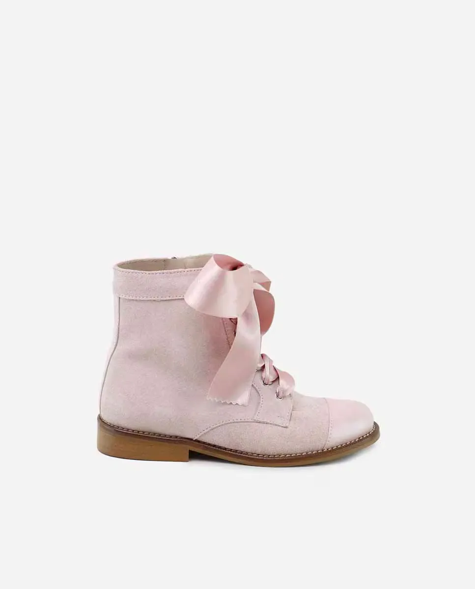

Ботинки для девочек из розовой кожи Eli 1957, цвет Rosa