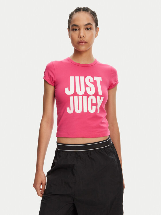 

Облегающая футболка Just Juicy JCGCT125040 Juicy Couture, розовый