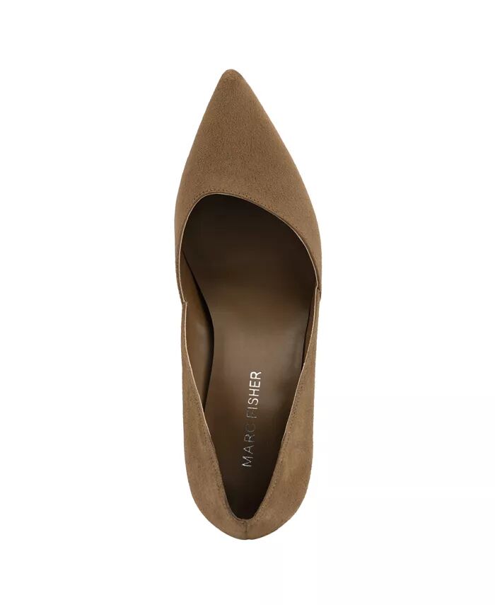 Женские туфли-лодочки Tuscany Slip On Stiletto Dress Marc Fisher, коричневый — фото 4