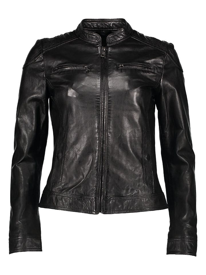 

Кожаная куртка Bugatti, черный