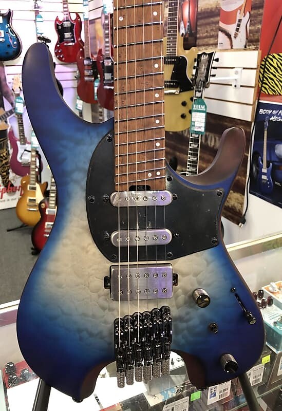

Электрогитара Ibanez QX54QM Blue Sphere Burst Flat with Gig Bag