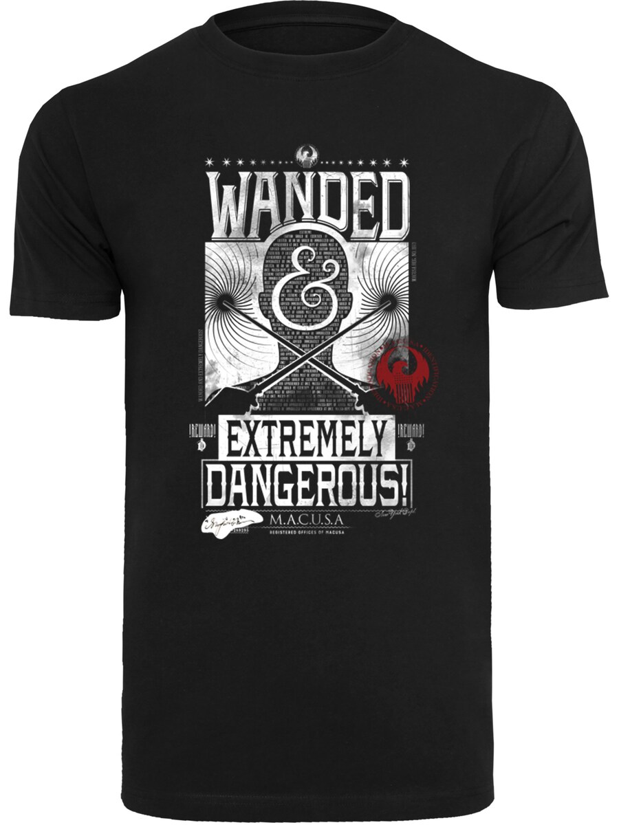 

Рубашка F4NT4STIC Fantastic Beasts Wanded and Extremely Dangerous, черный