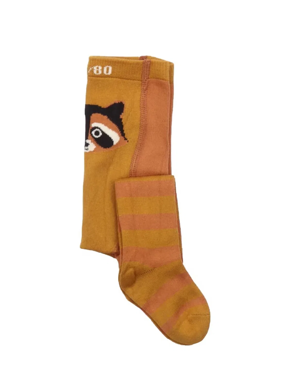 Колготки Walkiddy Curious Raccoons Tights коричневого цвета