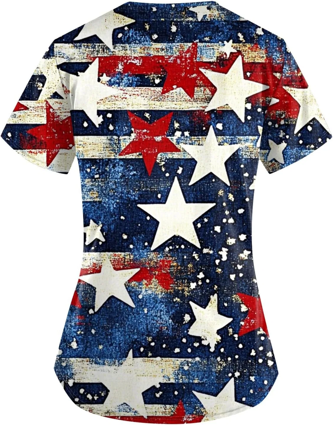 Футболка с принтом американского флага, Women's 250Th Anniversary USA, 1-multicolor — фото 4