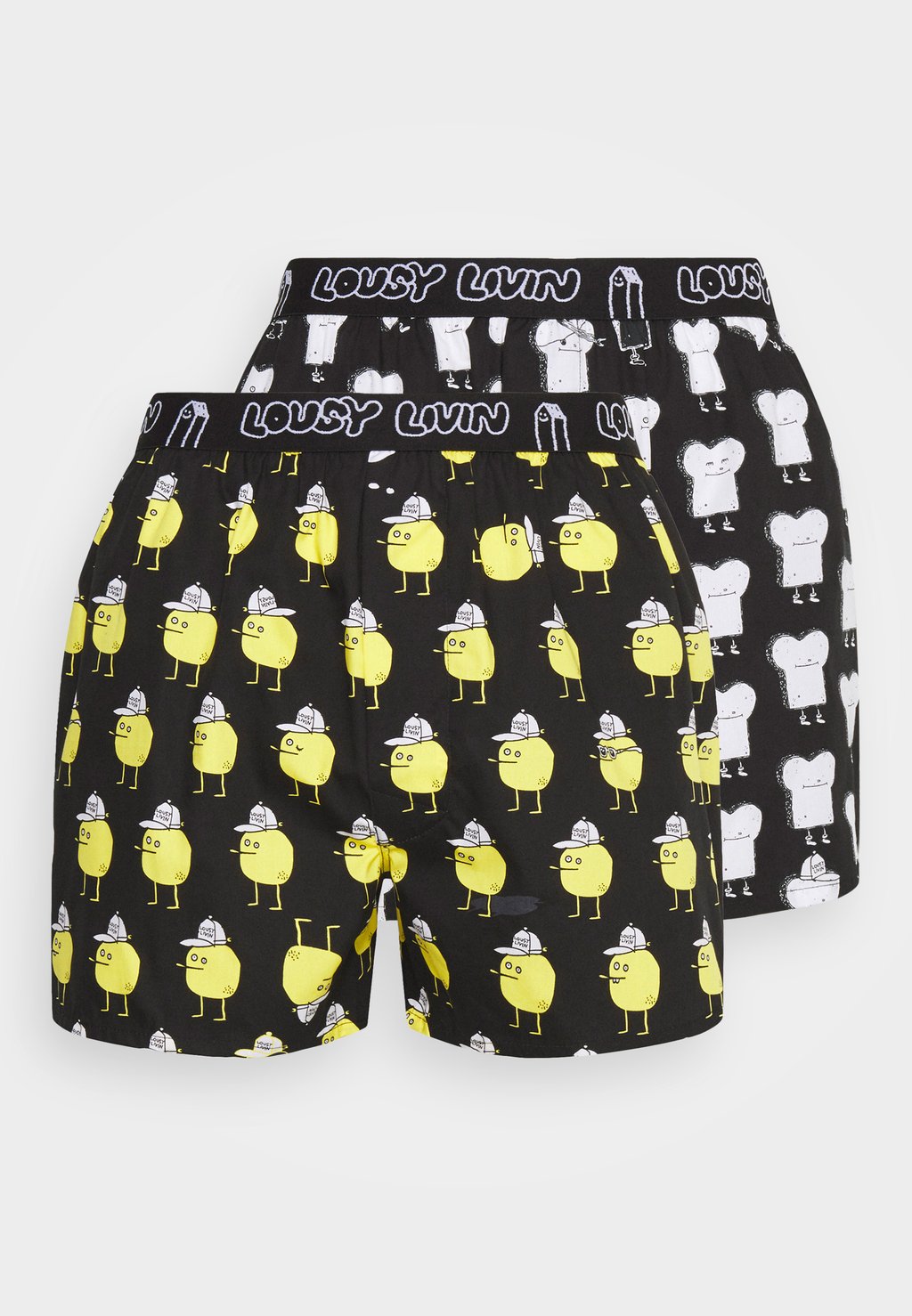 

Боксеры TOAST UND ZITRONE 2 PACK Lousy Livin Underwear, черный
