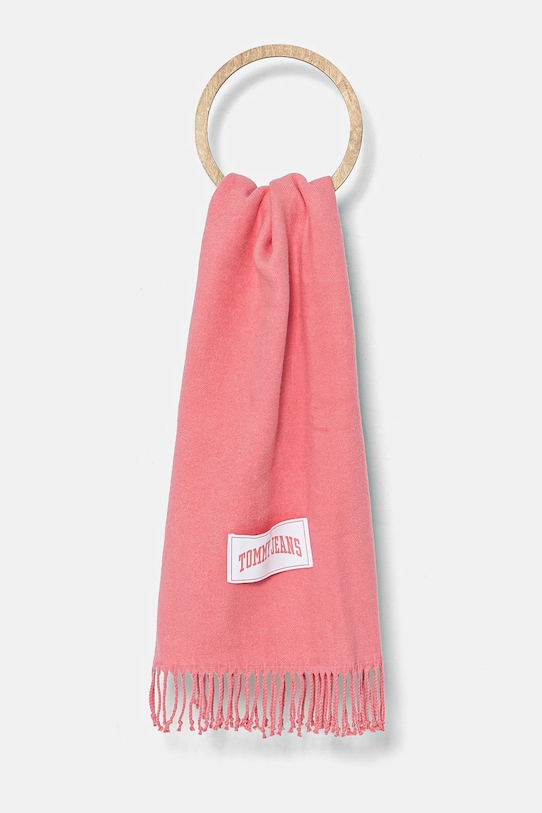 

Шарф Tommy Jeans, розовый