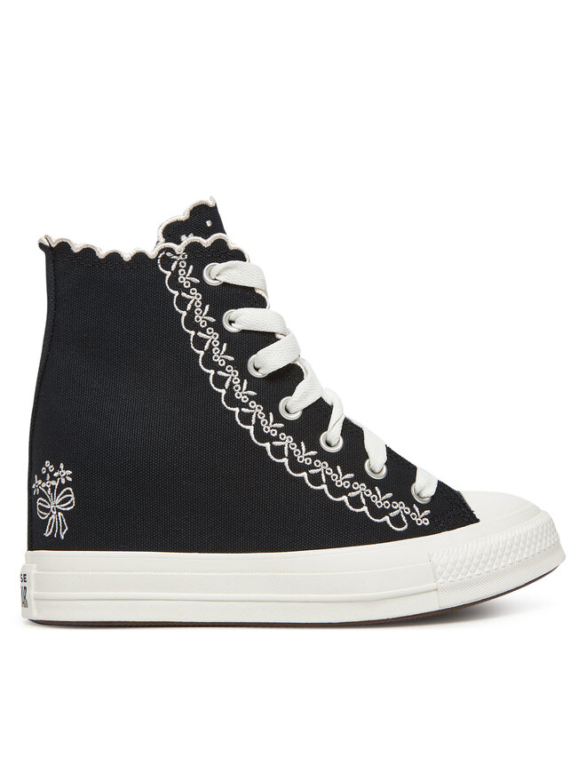 Тканевые кроссовки Chuck Taylor All Star Wedge A13546C Converse, черный
