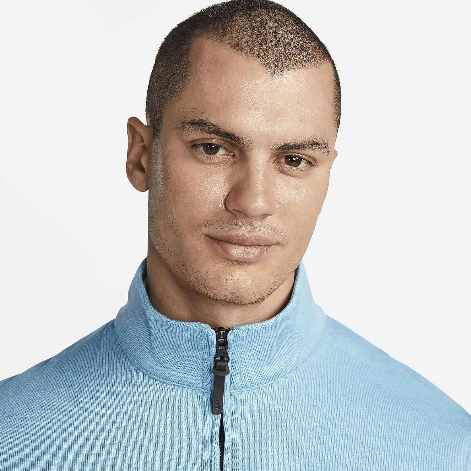 Мужской гольф-свитер Nike Dri-FIT Player с половинной молнией, цвет BLATIC Blue — фото 3