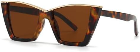 

Модные солнцезащитные очки 2027 года для женщин и мужчин, винтажные очки, женские солнцезащитные очки с защитой от УФ-излучения UV400, трендовые солнцезащитные очки MTZJH, C7 Leopard Tea