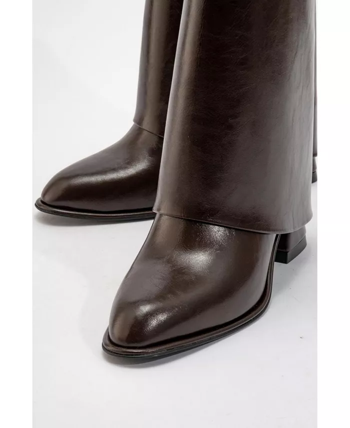 Ботинки на толстом каблуке Ellas Prologue Shoes, коричневый — фото 3