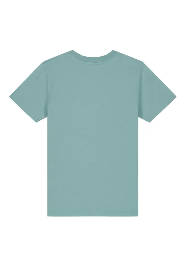 Футболка с принтом летнего солнца Watapparel, Teal Monstera — фото 3