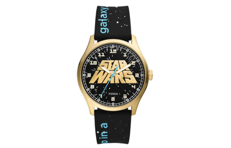 

FOSSIL Часы Wrist Watch Quartz Movement Silicone Strap 42mm Black Dial Unisex, Black Dial