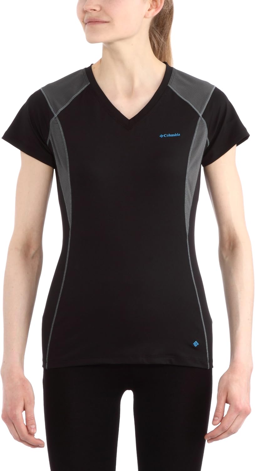 

Columbia Insight Ice футболка с V-образным вырезом, Black, Черный, Columbia Insight Ice футболка с V-образным вырезом, Black