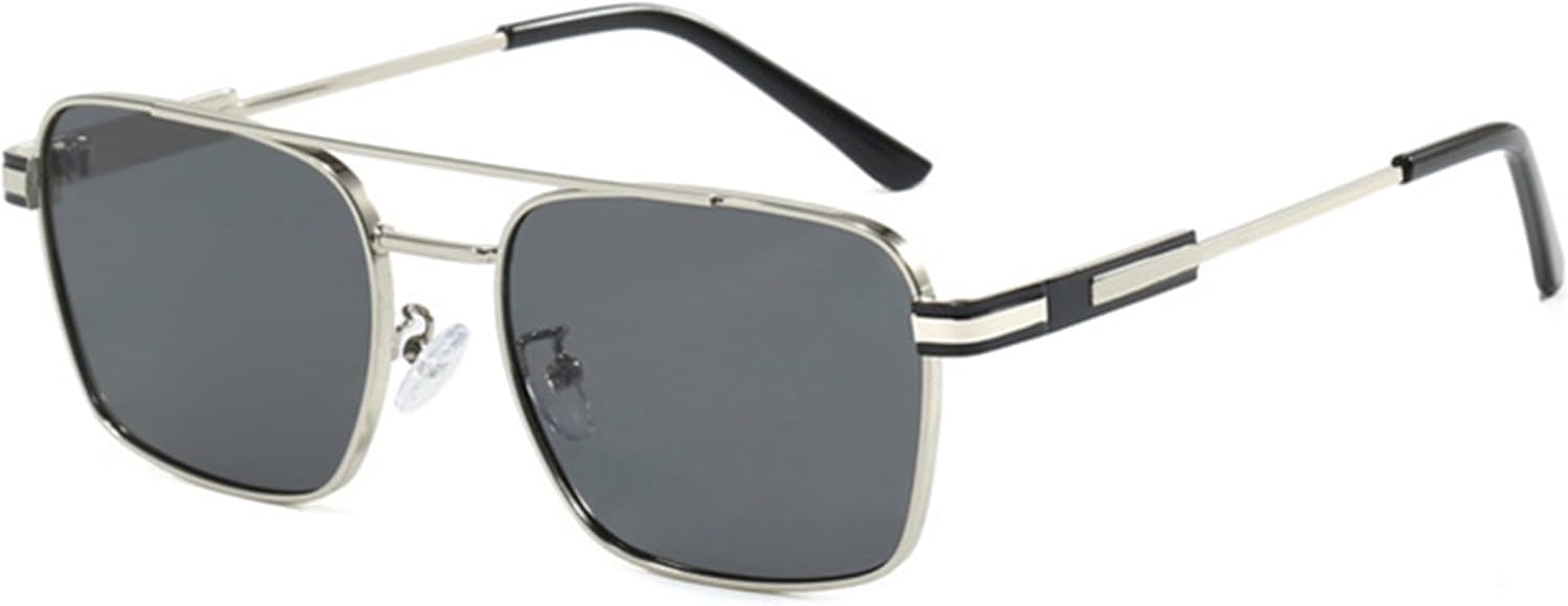 

Солнцезащитные очки Bullabulling в стиле ретро «пилот» для женщин и мужчин, металлическая оправа, модные винтажные, маленькие, 90-е годы, защита от УФ-излучения, Silvery Black