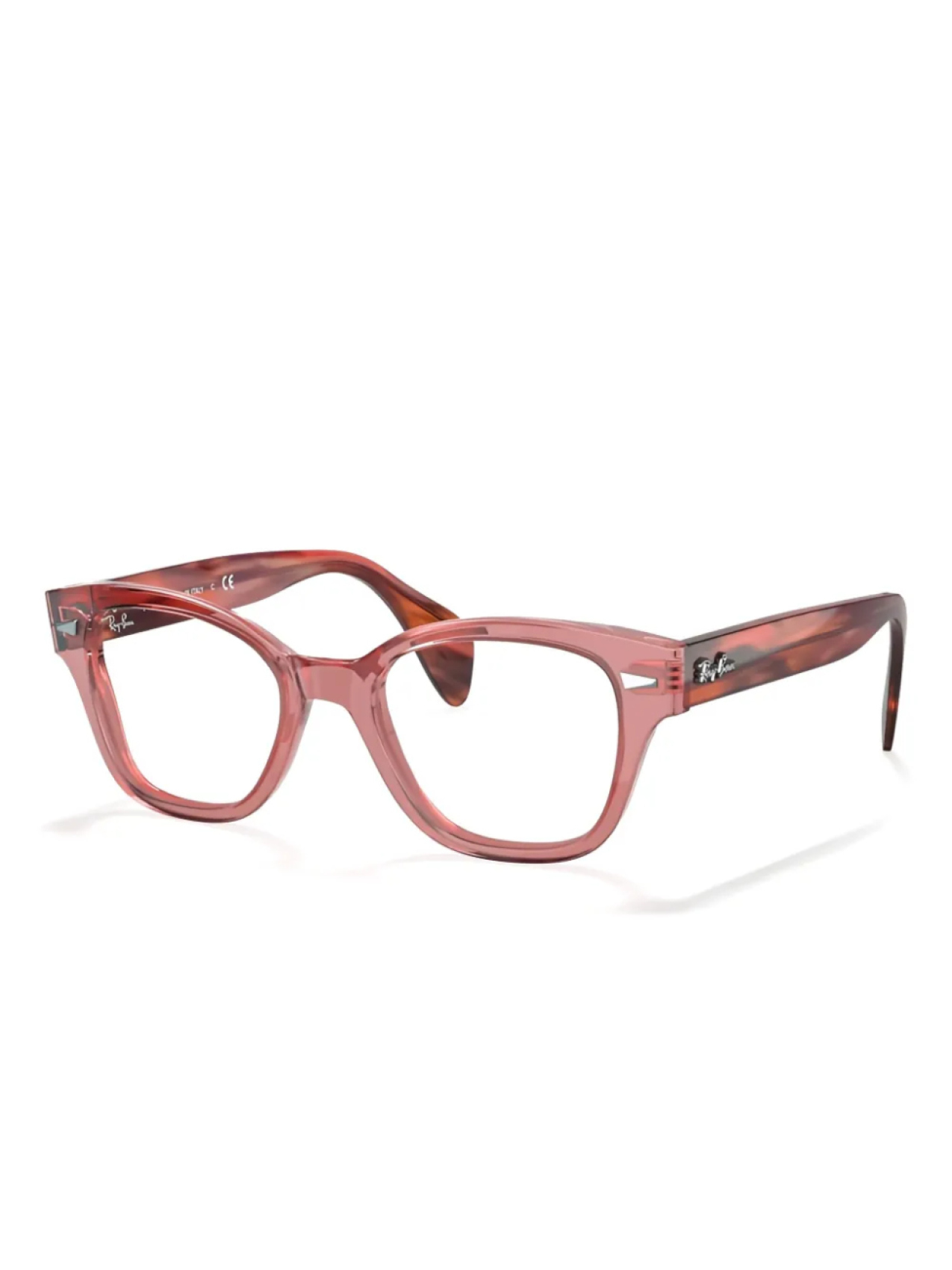 

Очки в квадратной оправе Ray-Ban, розовый