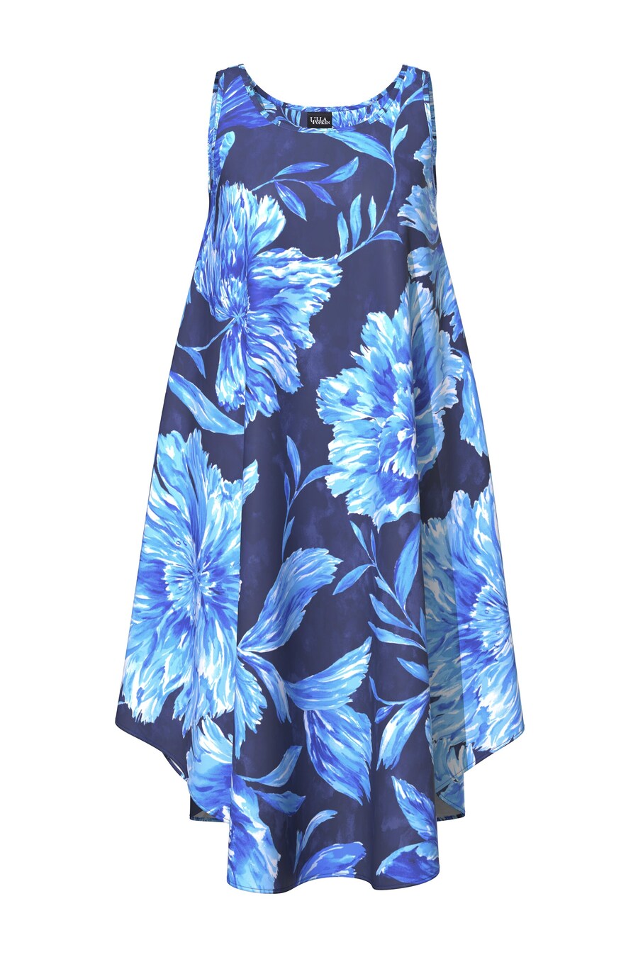 

Макси платье Ulla Popken, Indigo/Sky blue