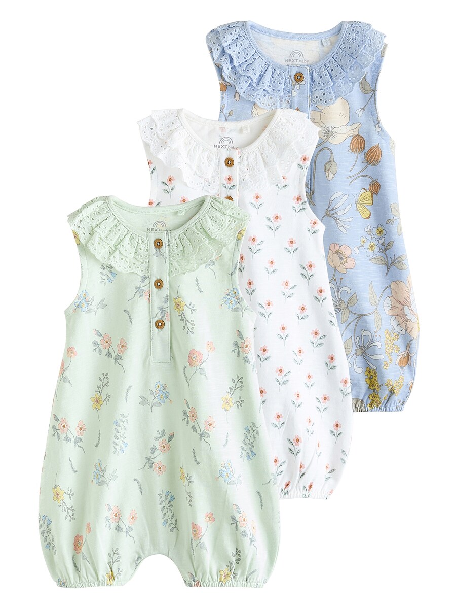 

Комбинезон Next, цвет Light blue/Pastel green/White