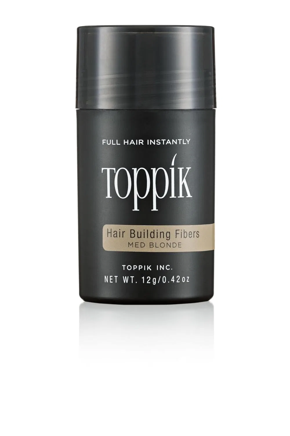 Волокна для волос TOPPIK, загуститель для волос, средне-русый, 12 г Toppik