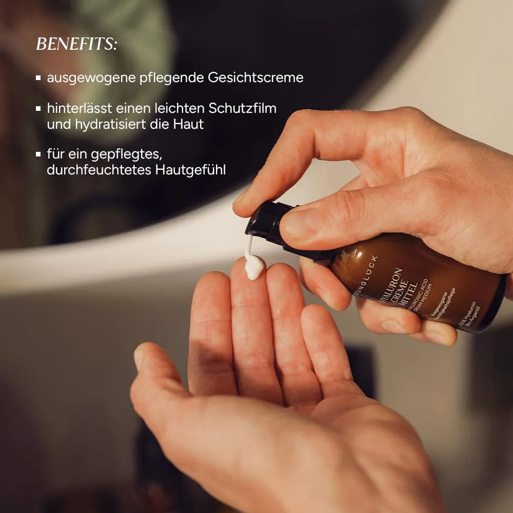 Сыворотка Junglück — Увлажняющий «Hyaluronic Cream Medium» от , Cream-Coloured — фото 4