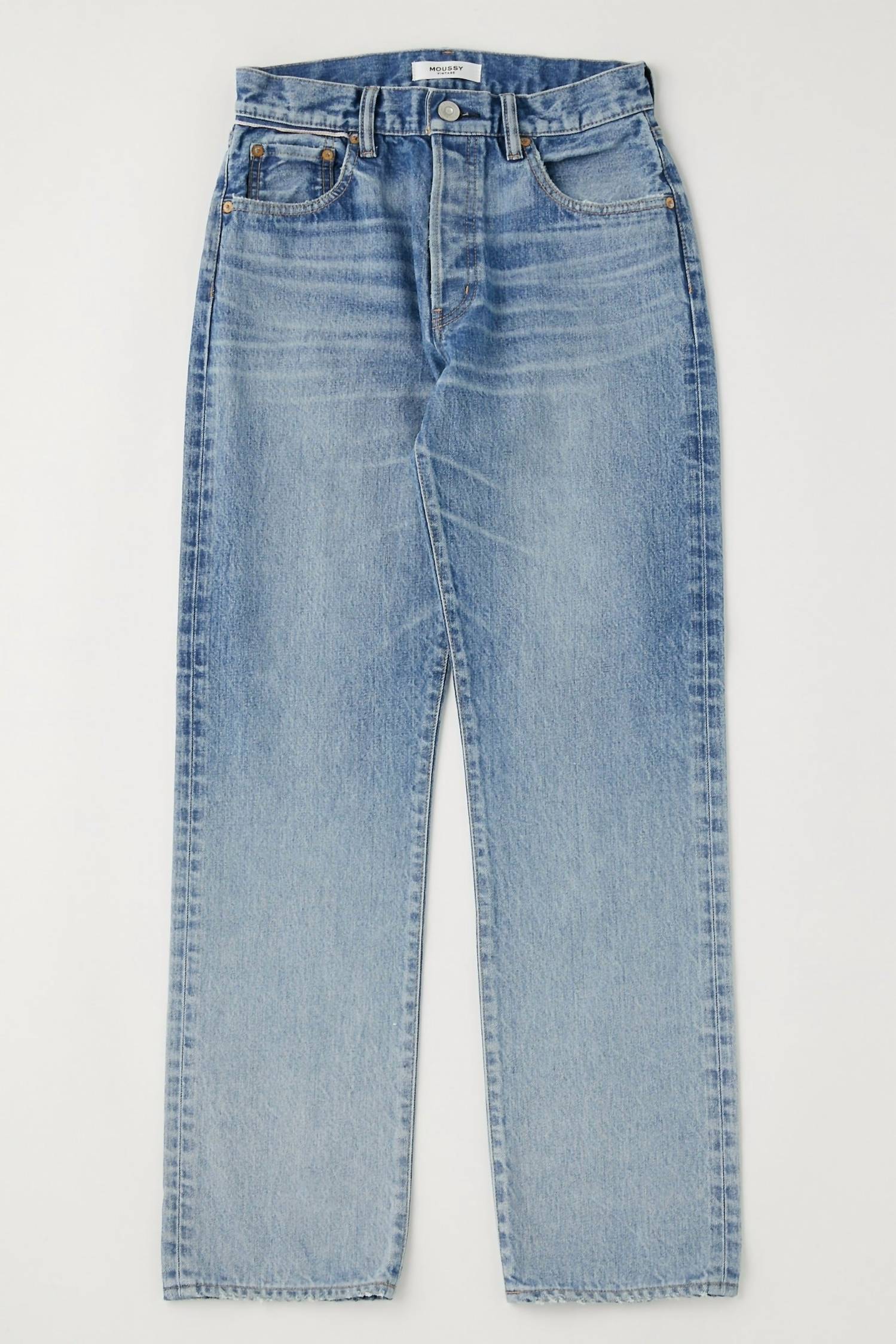 

Джинсы Shalen Straight светло-голубого цвета Moussy