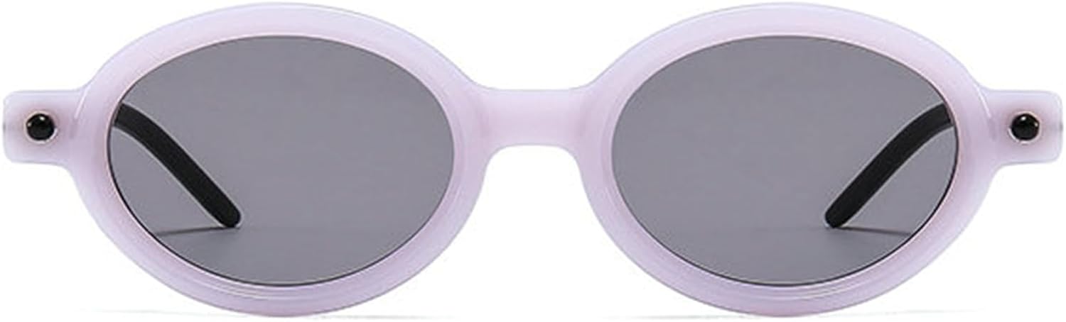 

Солнцезащитные очки Helena в стиле ретро, ​​овальные, для женщин и мужчин, 90-е, узкие, маленькие, круглые, цвета шампанского, модные очки Y2k, с защитой от ультрафиолета UV400, C5