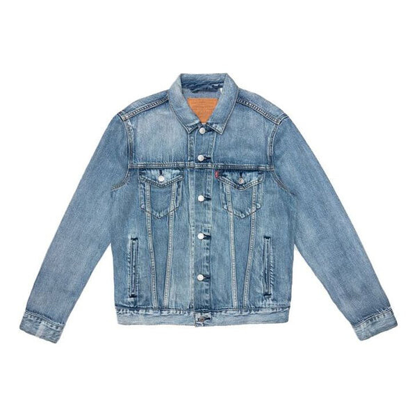 

Куртка Men's Levis lapel Denim Jacket Denim Blue, синий
