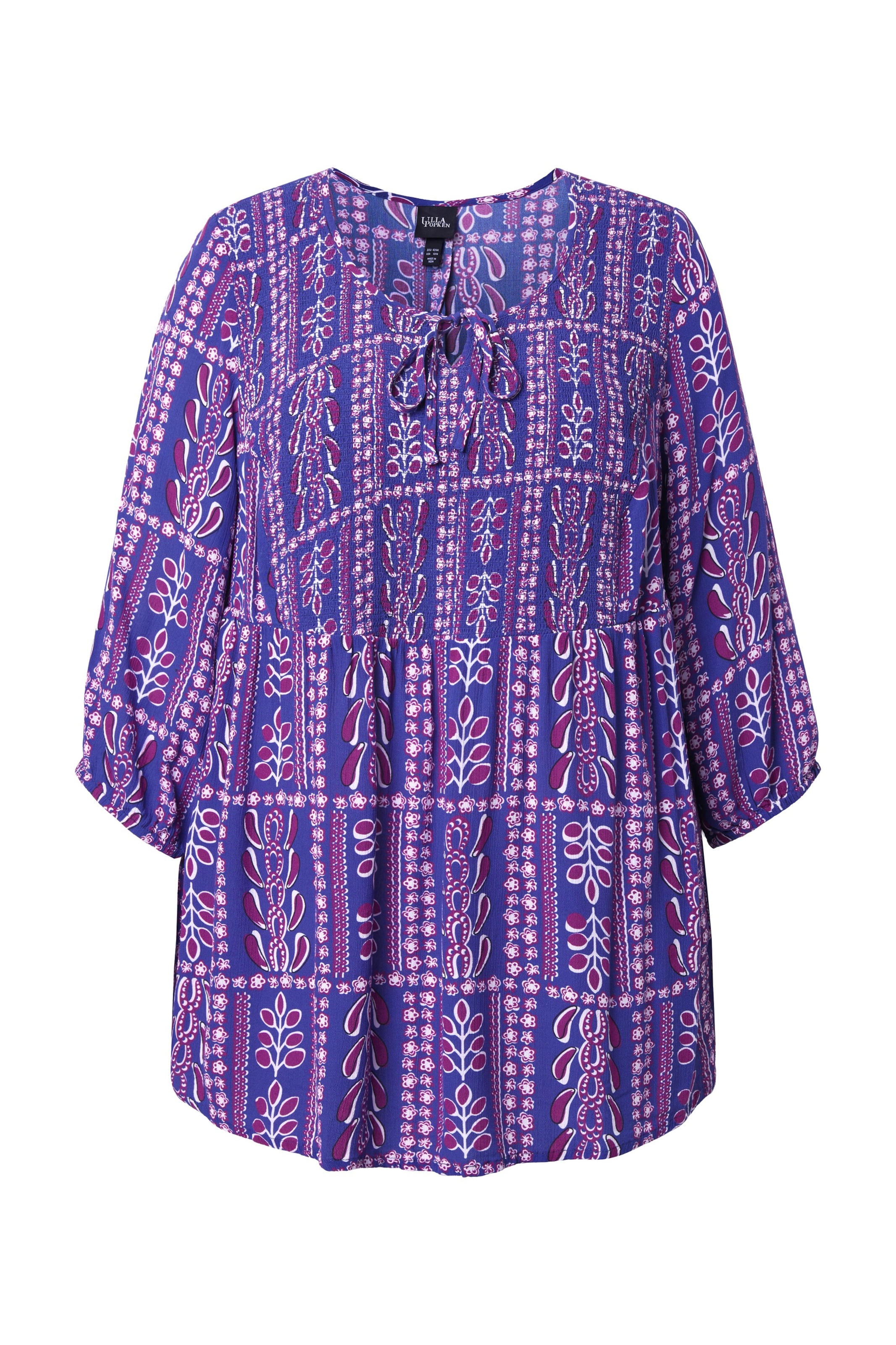 

Ulla Popken Блузка в темно-синем и фиолетовом цвете