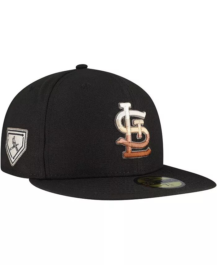 

Мужская черная шляпа St. Louis Cardinals Dune Gradient Side Patch 59FIFTY Fitted Hat New Era