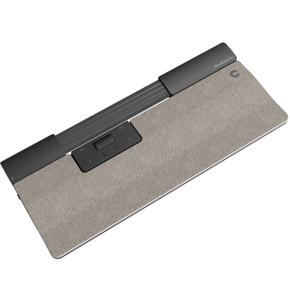 

Проводная мышь Contour Design SliderMouse Pro с обычной подставкой для запястья (светло-серая)