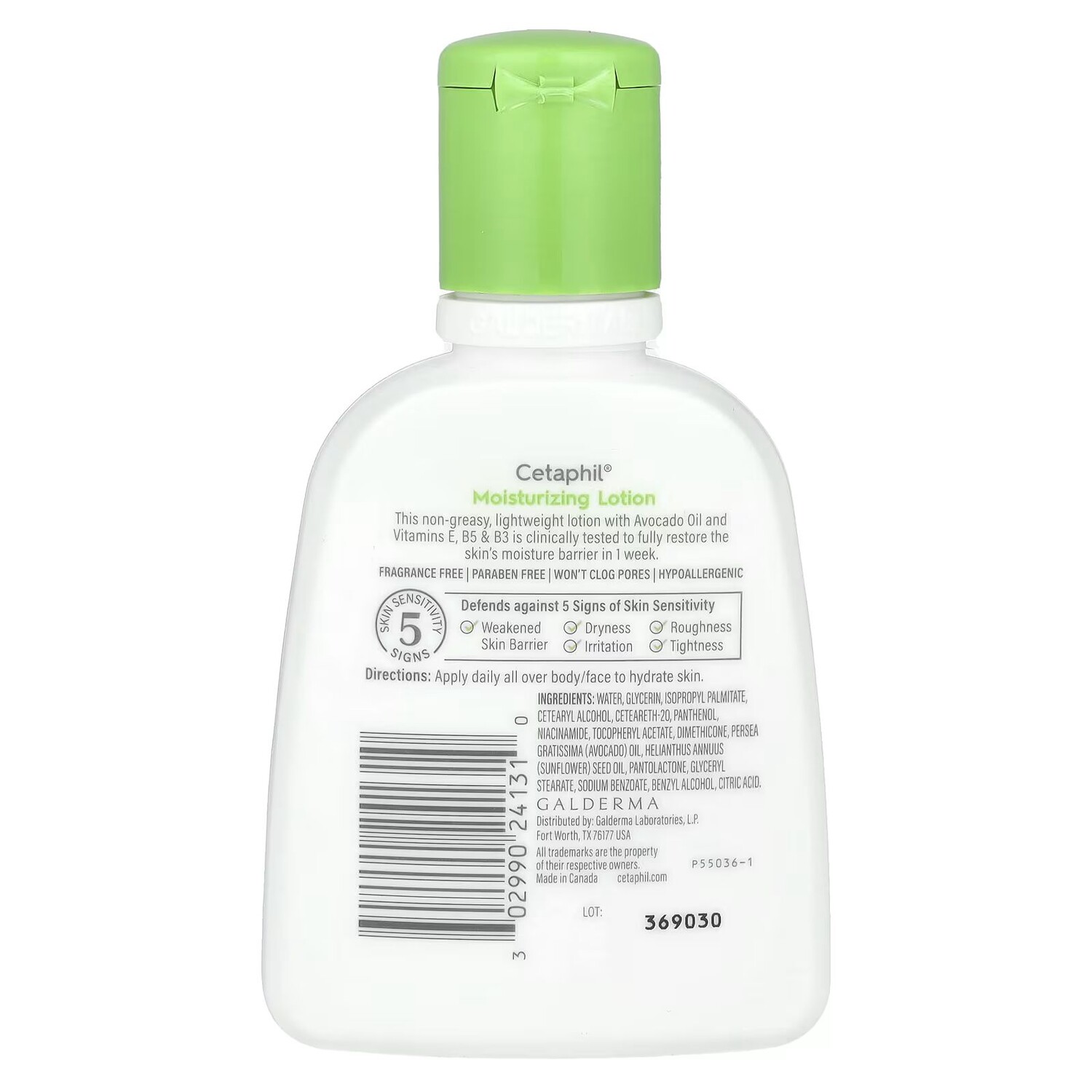 Увлажняющий лосьон, без отдушек, 4 жидких унции (118 мл) Cetaphil — фото 2