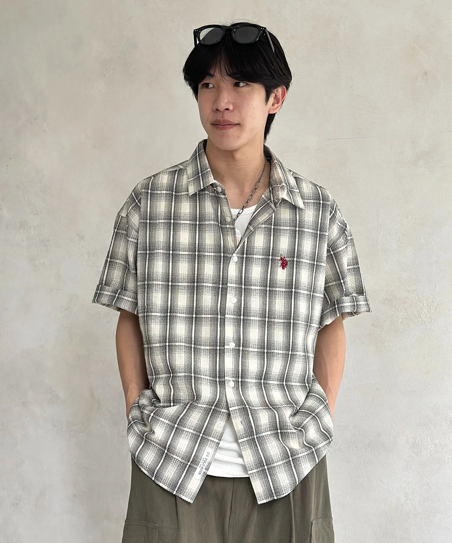Женская рубашка U.S. POLO ASSN. с коротким рукавом