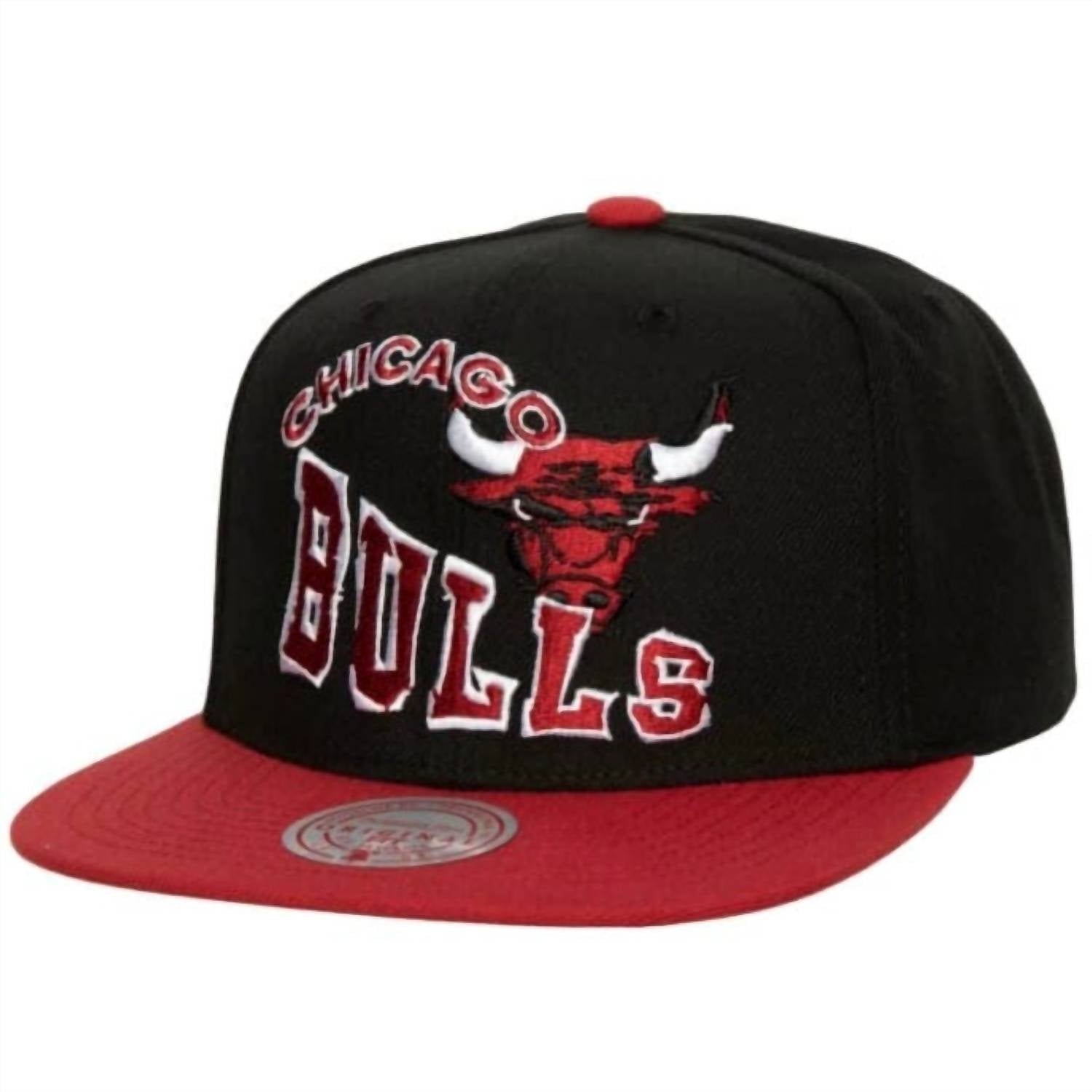 

Мужская бейсболка Nba Chicago Bulls Crooked Path Snapback черного цвета Mitchell & Ness