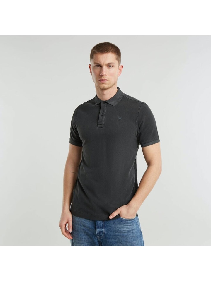 

Футболка поло G-Star Raw, цвет dk black gd