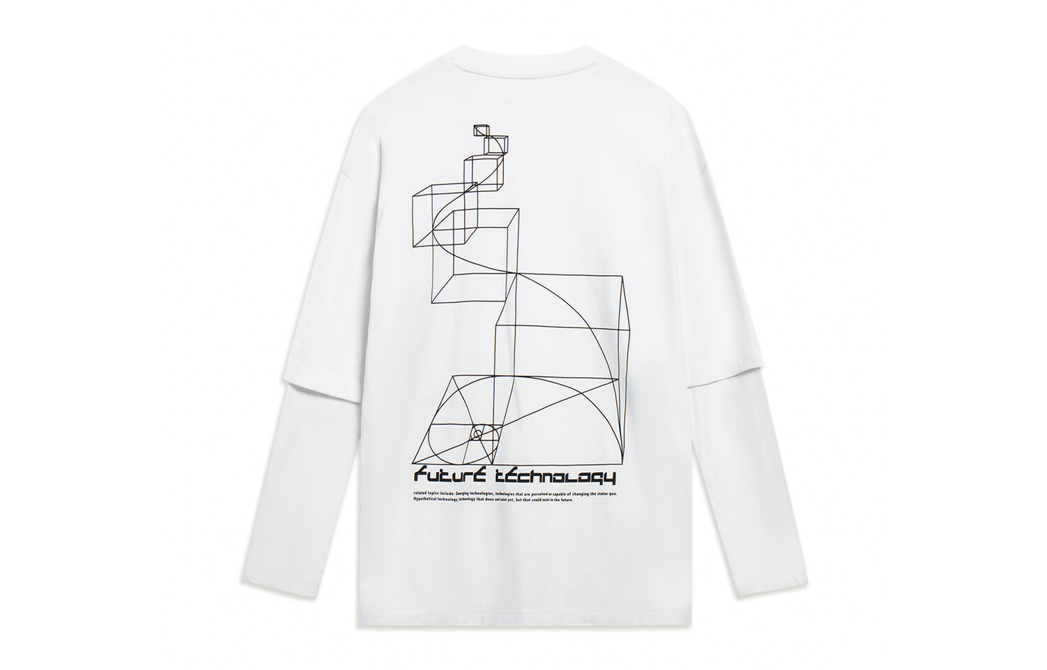 

Футболка CF Tracing унисекс белая Lining, белый