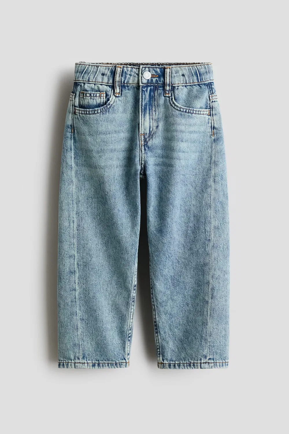 Бочкообразные джинсы свободного кроя H&M, Helles Denimblau
