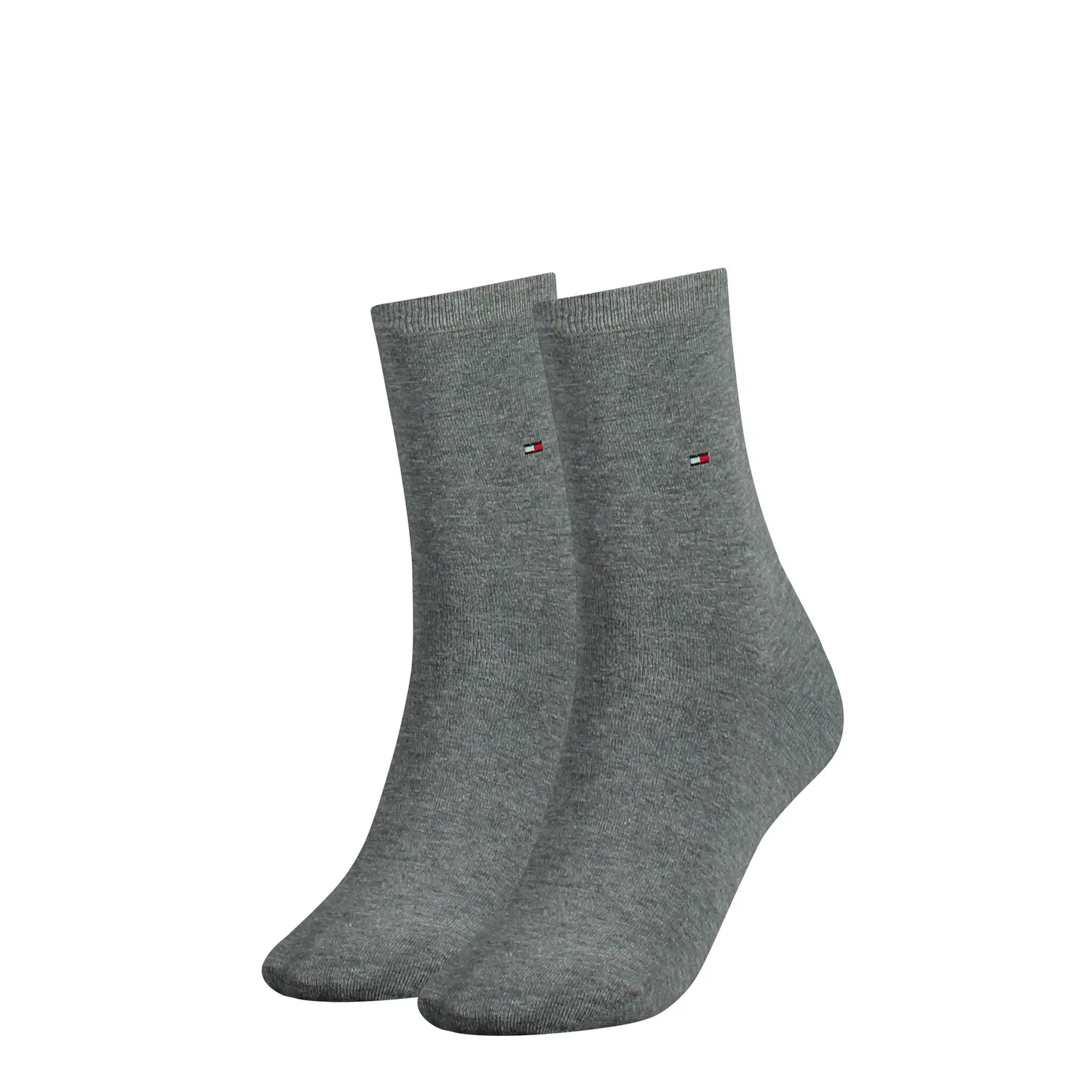 Женские носки с плоским швом Tommy Hilfiger, Middle Grey Melange