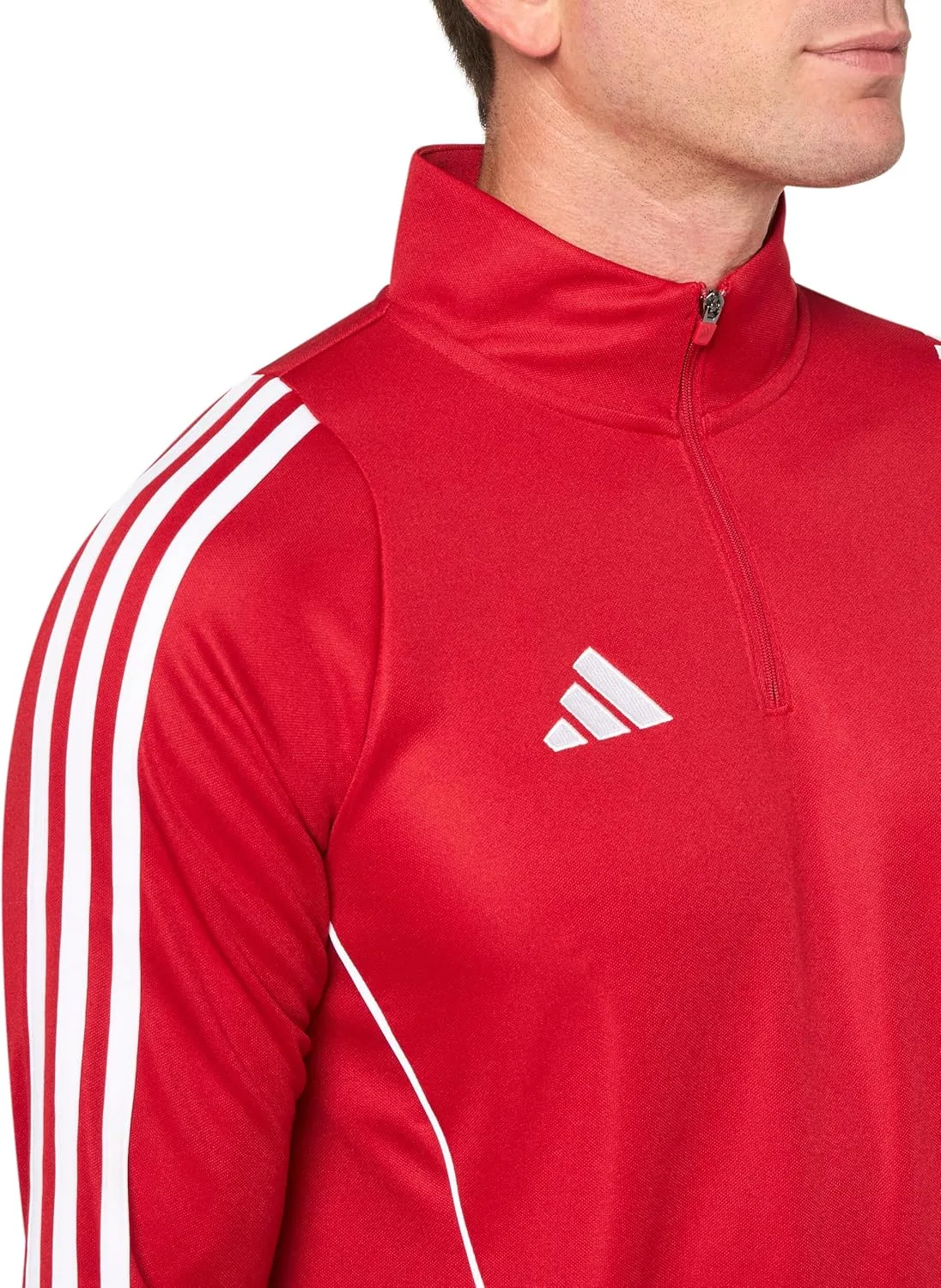 Мужская тренировочная футболка Adidas Tiro 24, красно-белый — фото 3