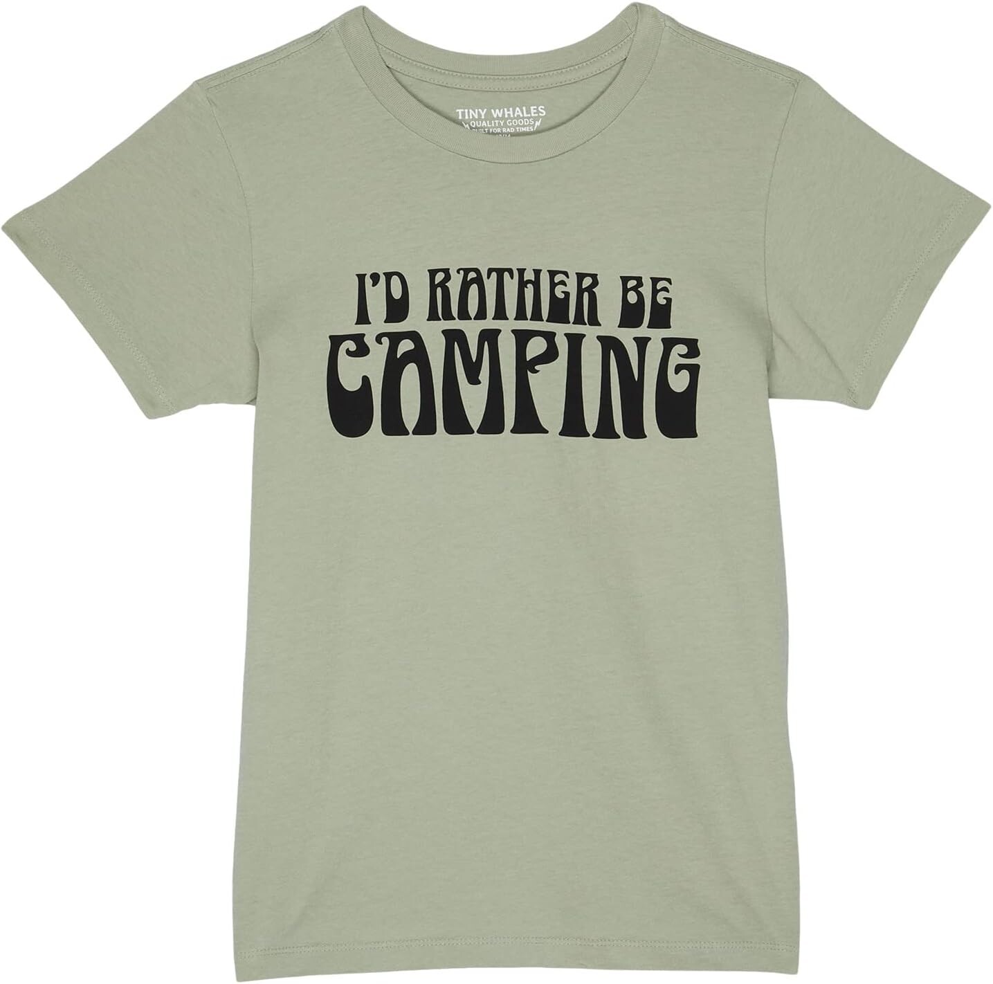 

Футболка Tiny Whales Rather Be Camping Tee, цвет Yucca