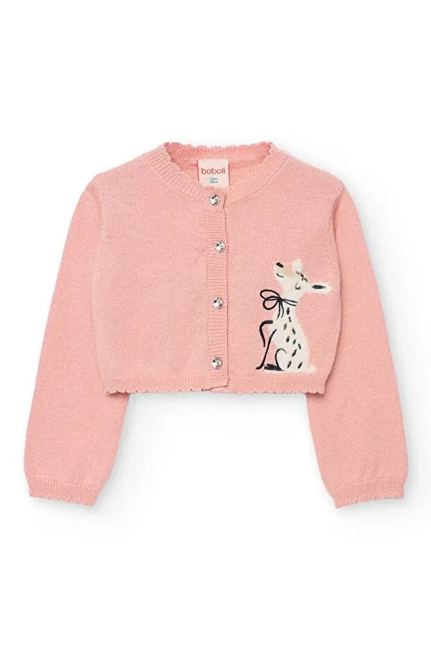 Детский кардиган с принтом Gazelle Boboli, Pink