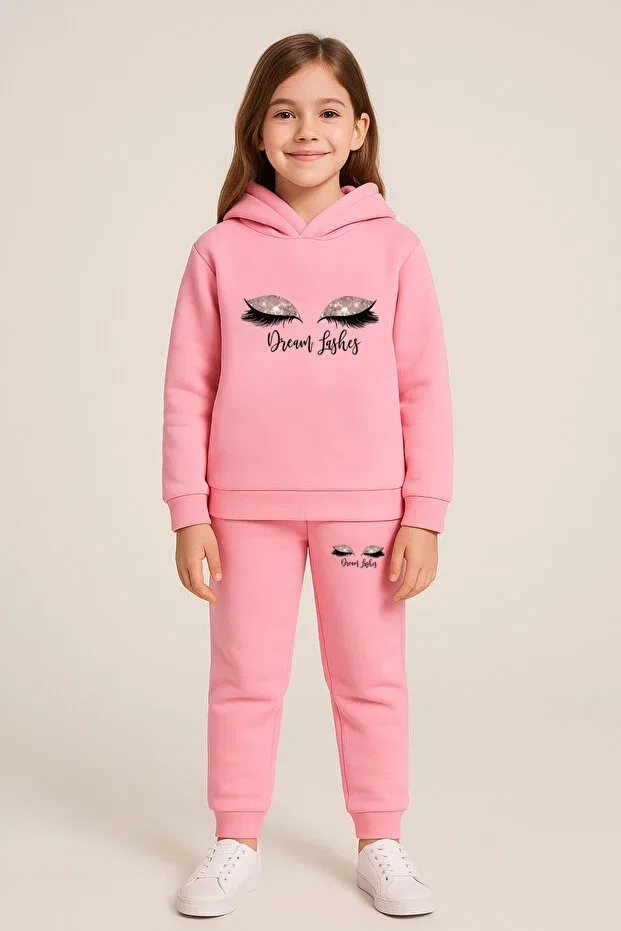 Детский комплект для девочек с принтом Dream Lashes Printed Let'S Wear, Pink
