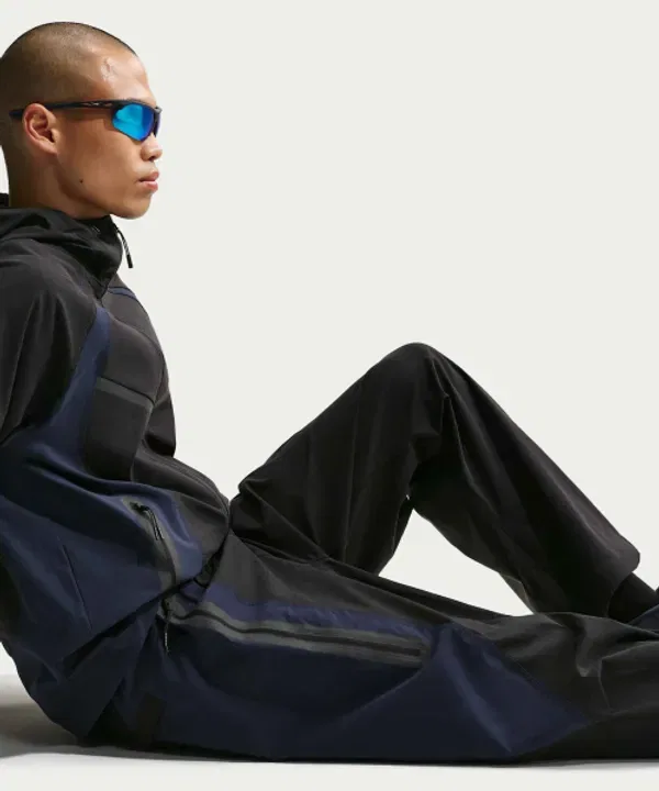 Тренировочные штаны Nike Tech Dri-FIT Woven Color Block, черный — фото 4