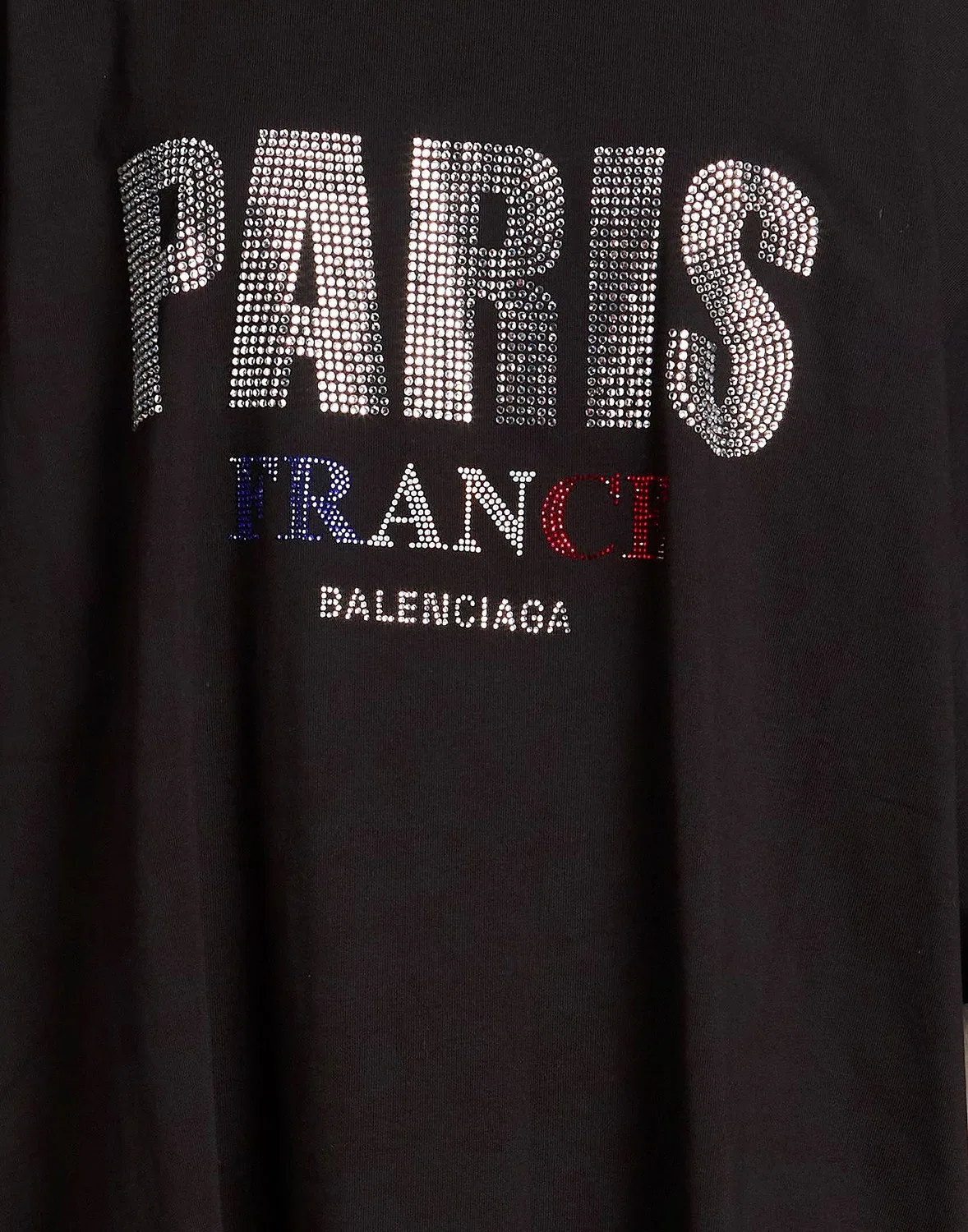Женская футболка с аппликациями Balenciaga, черный — фото 4