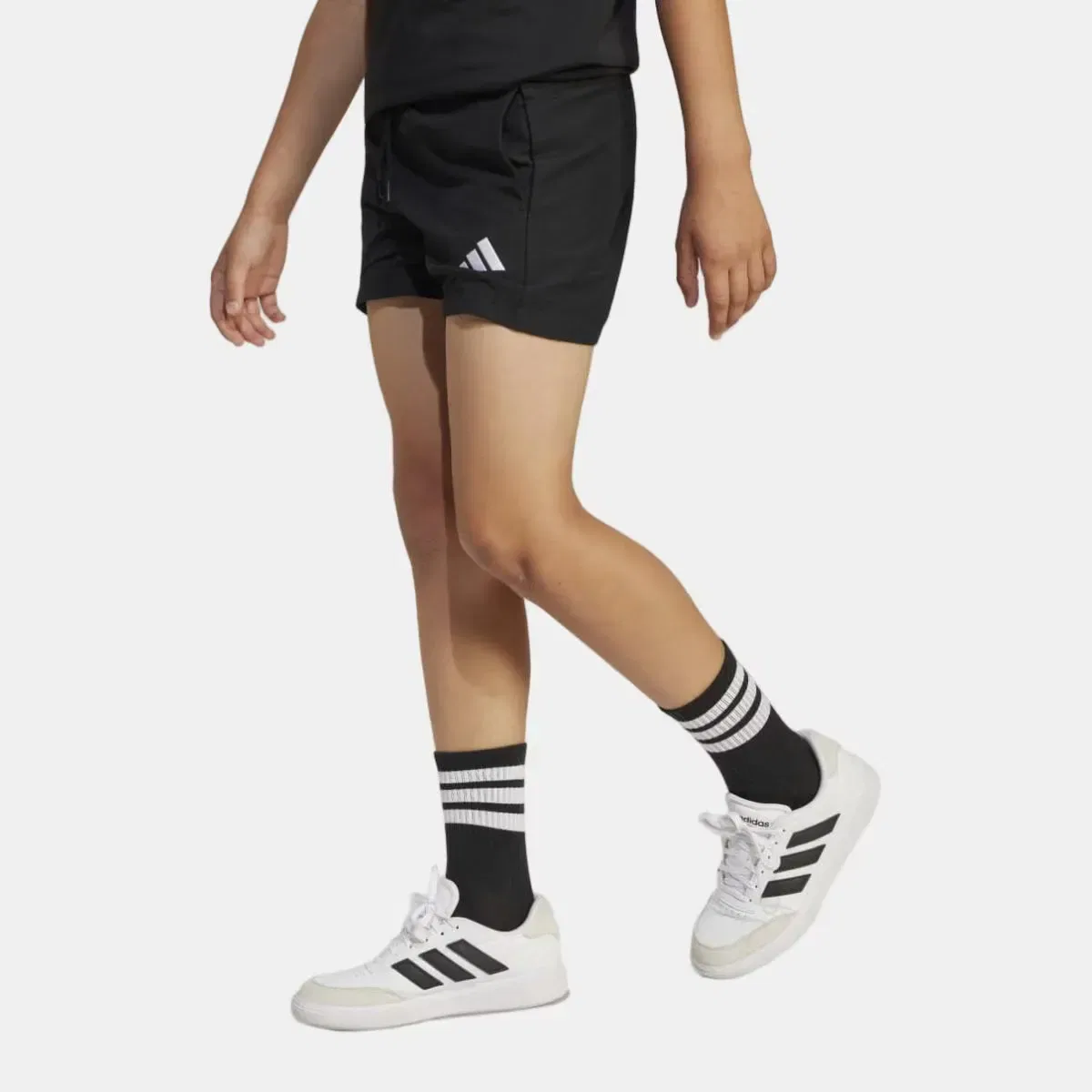 Детское шорты для мальчиков из полиэстера adidas, Negro